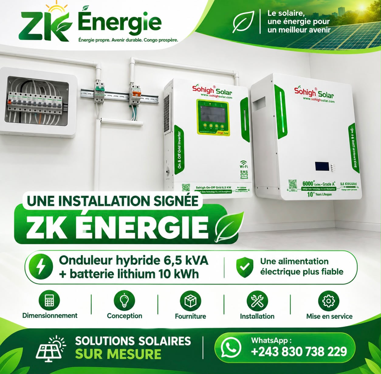 Projet solaire réalisé